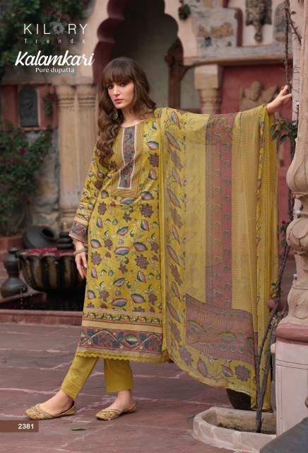 Kilory kalamkari jaipur Fancy dress material wholesale in Mumbai